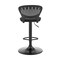 Armen Living Padua Adjustable Black Upholstery Swivel Stool LCPDBABLBL - alternate 6